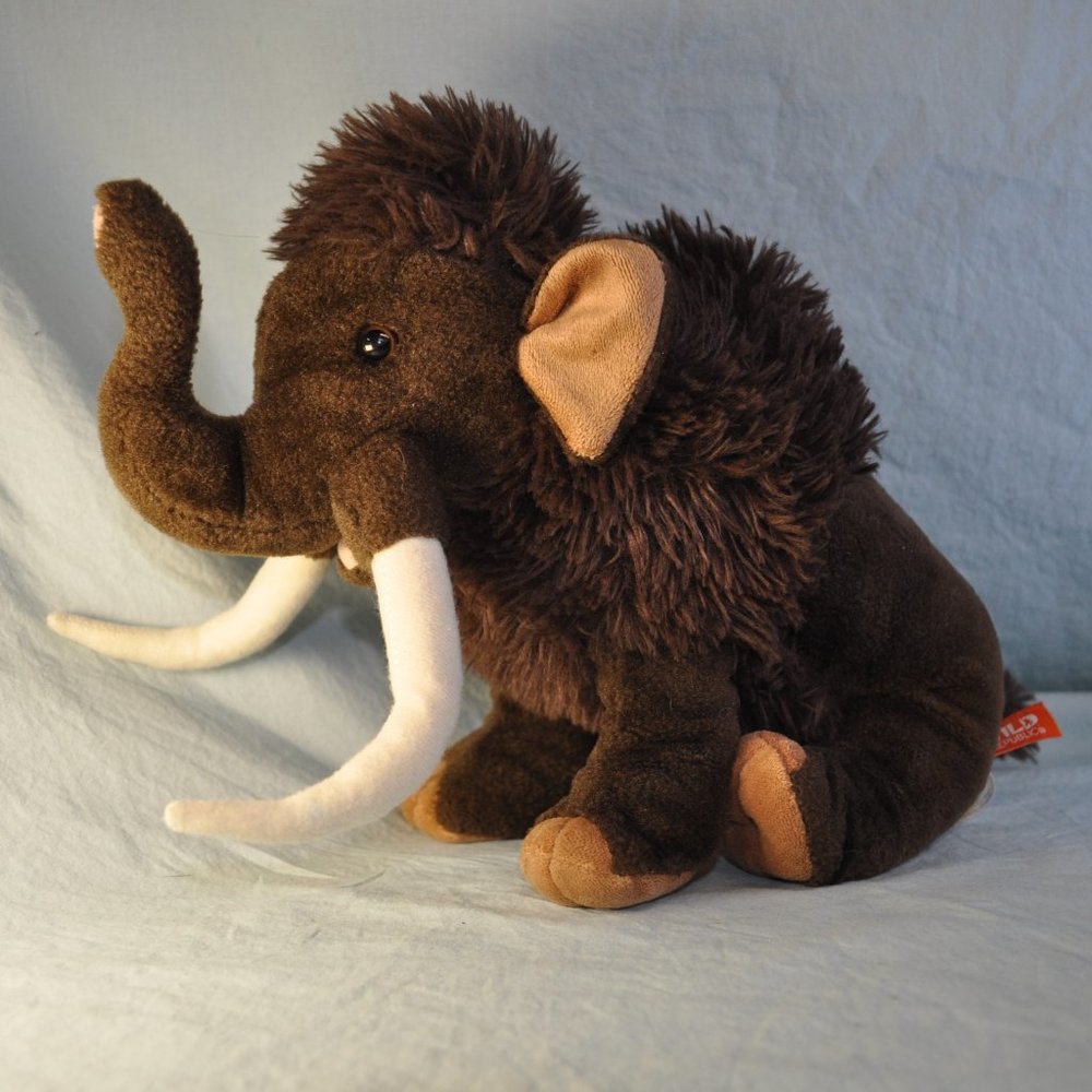 3 for $60 - plush wild republic wooly mammoth stuffed animal (W1147)